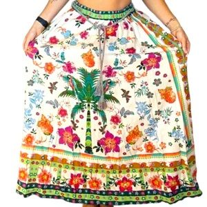 Rachel Zoe Printed Maxi Skirt, Size XS